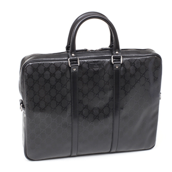 グッチ GUCCI バッグ コピー ハンドバッグ 201480 FU49R 1000 キャンバス GGIMPRIMEE GGインプリメ ブリーフケース ブラック